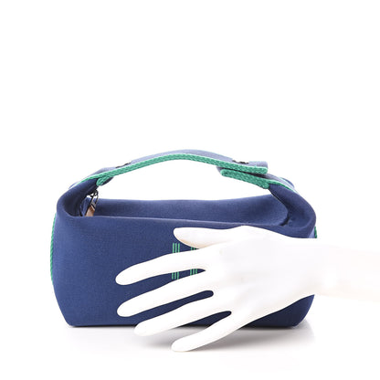 Hermes Canvas Small Bride-A-Brac Pouch Marine 2 of 6