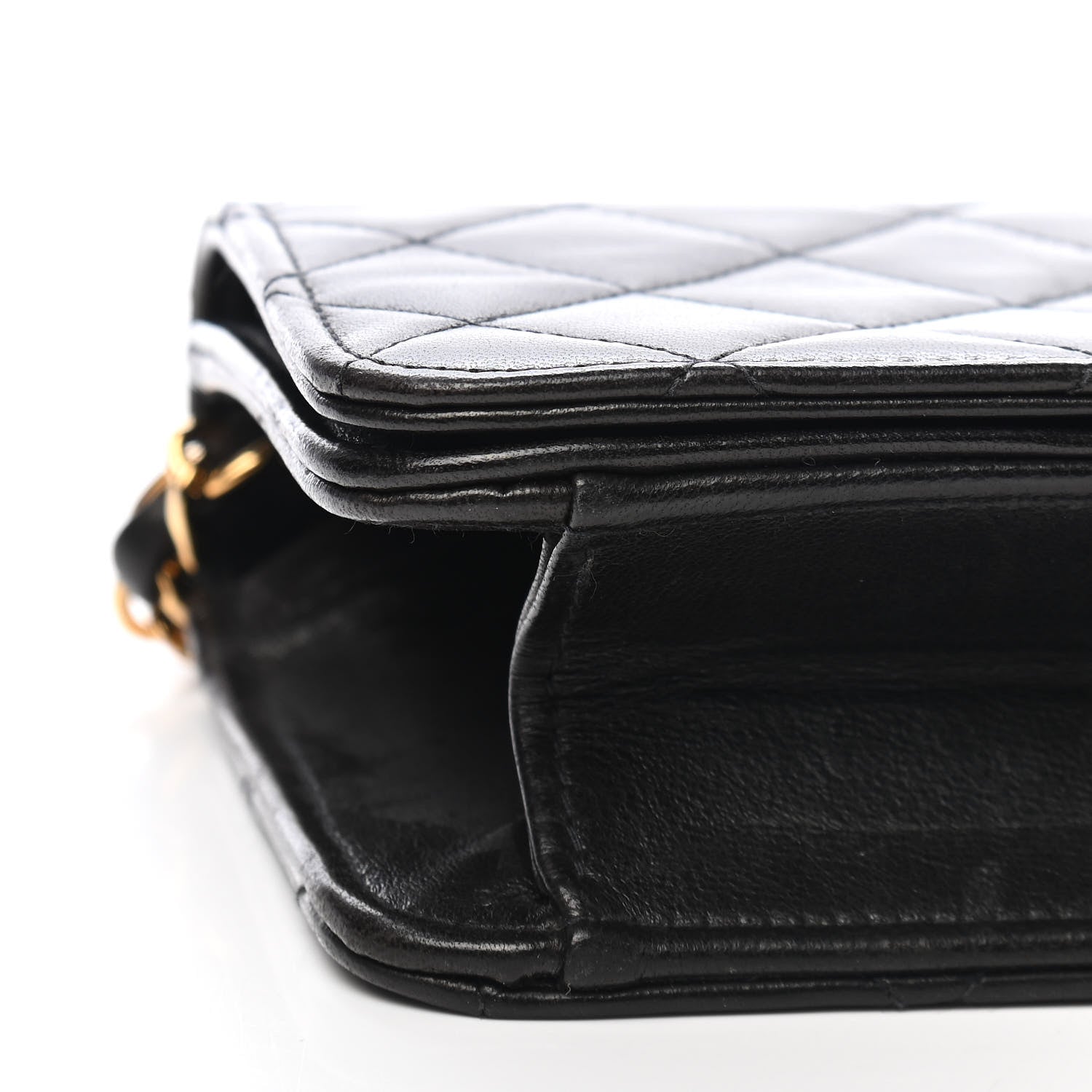 Chanel Lambskin Quilted Small Single Flap Black 8 of 9