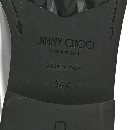 Jimmy Choo Box Calfskin Addie Loafers 36.5 Black 8 of 11