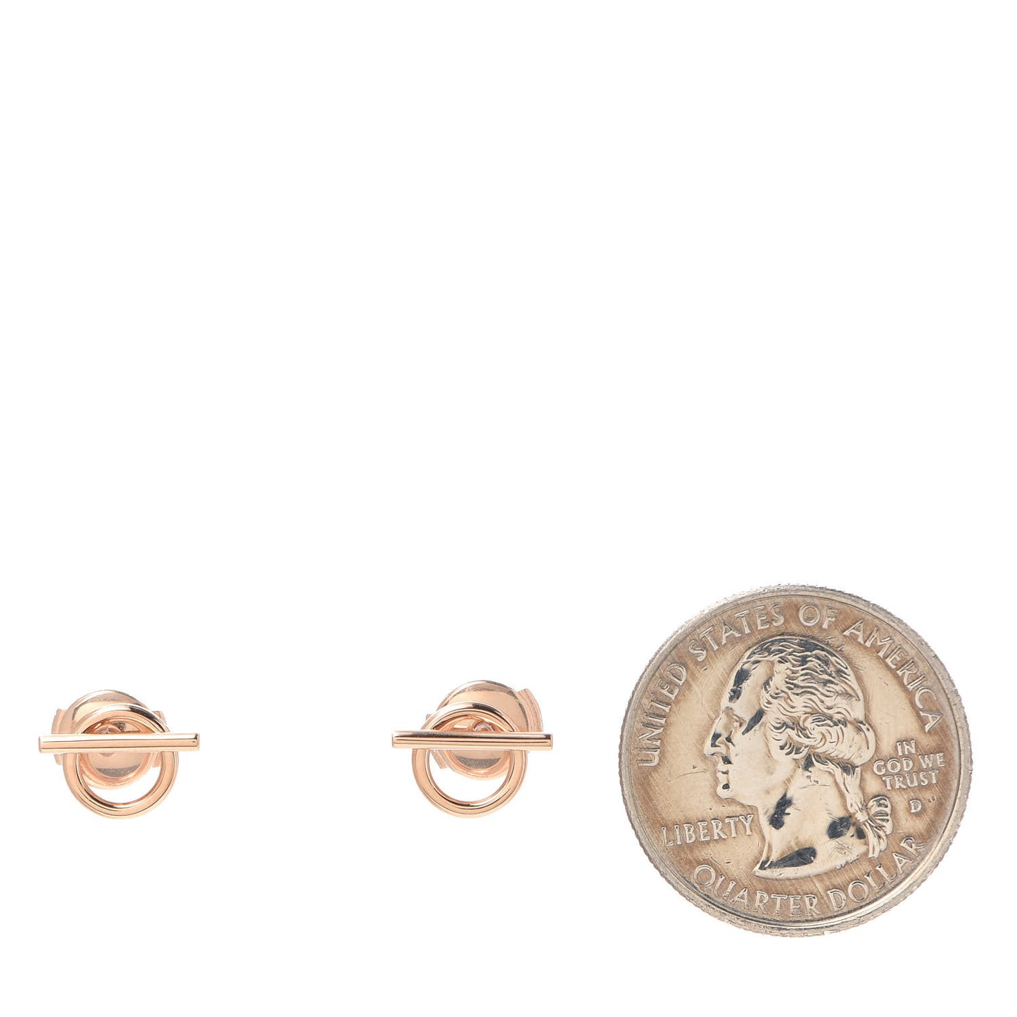 18K Rose Gold PM Echappee Earrings
