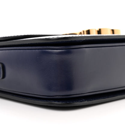 Celine Shiny Calfskin Small Triomphe Dark Blue 8 of 10