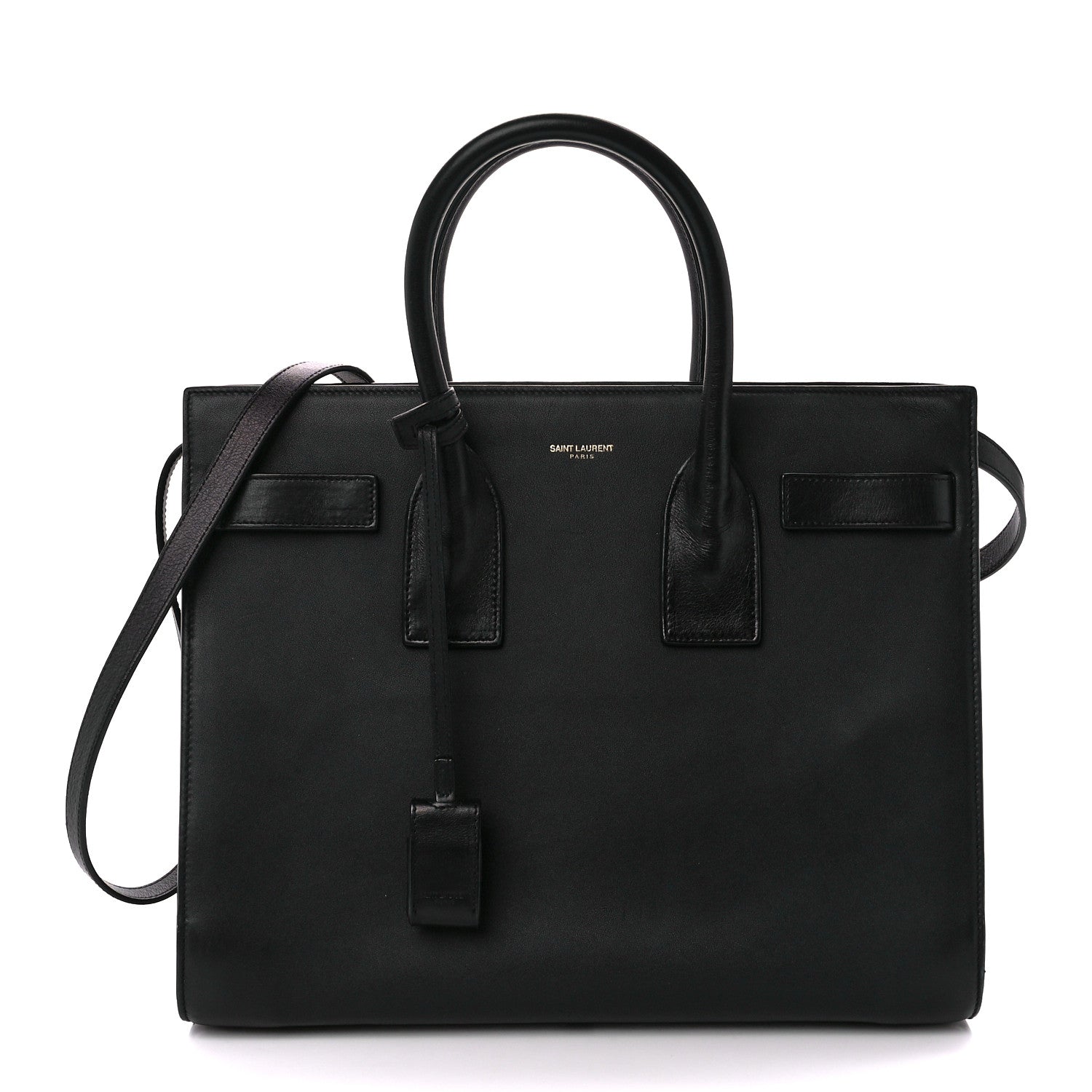 Saint Laurent Smooth Calfskin Small Sac De Jour Black 1 of 13