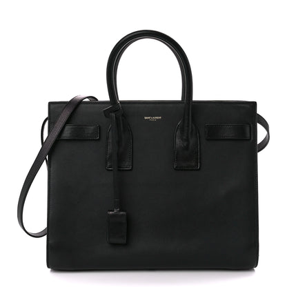 Saint Laurent Smooth Calfskin Small Sac De Jour Black 1 of 13