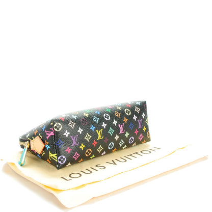 Louis Vuitton Monogram Multicolor Cosmetic Pouch Black Grenade 4 of 7