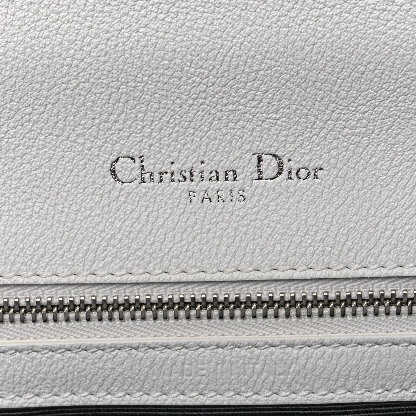 Calfskin Medium Diorama Flap Bag Off White