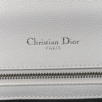 Christian Dior Calfskin Medium Diorama Flap Bag Off White 5 of 12
