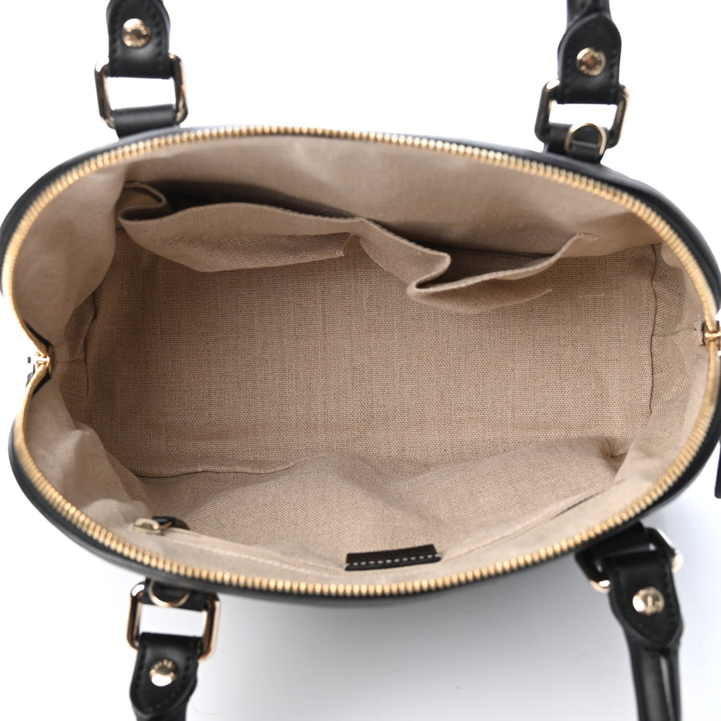 Microguccissima Medium Dome Bag Black