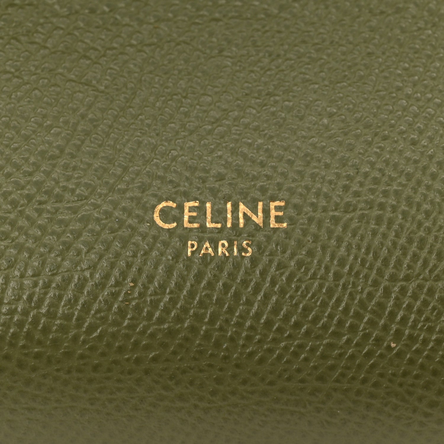 Celine Grained Calfskin Nano Belt Bag Army Green 6 of 10