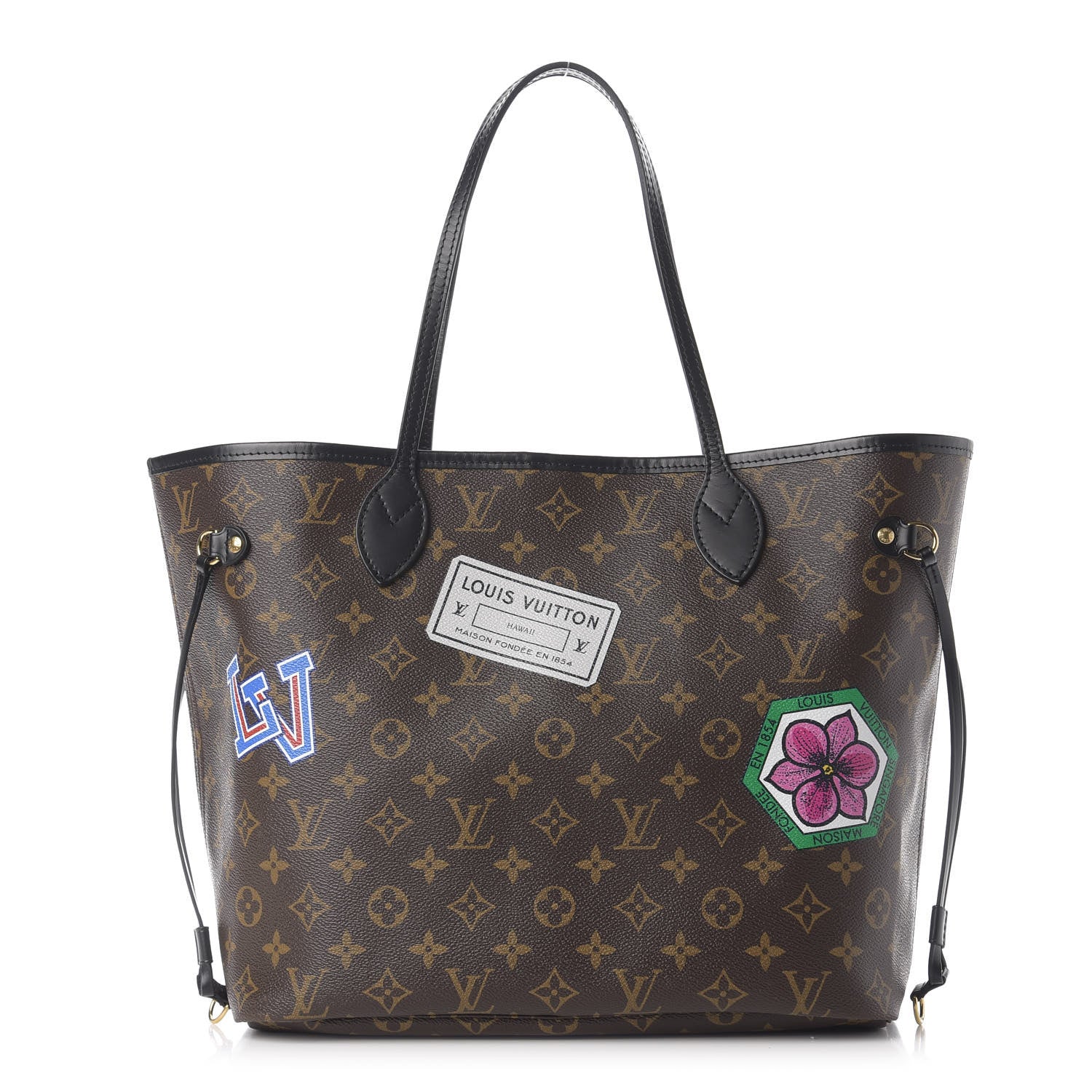 Louis Vuitton Monogram My LV World Tour Neverfull MM 1 of 11
