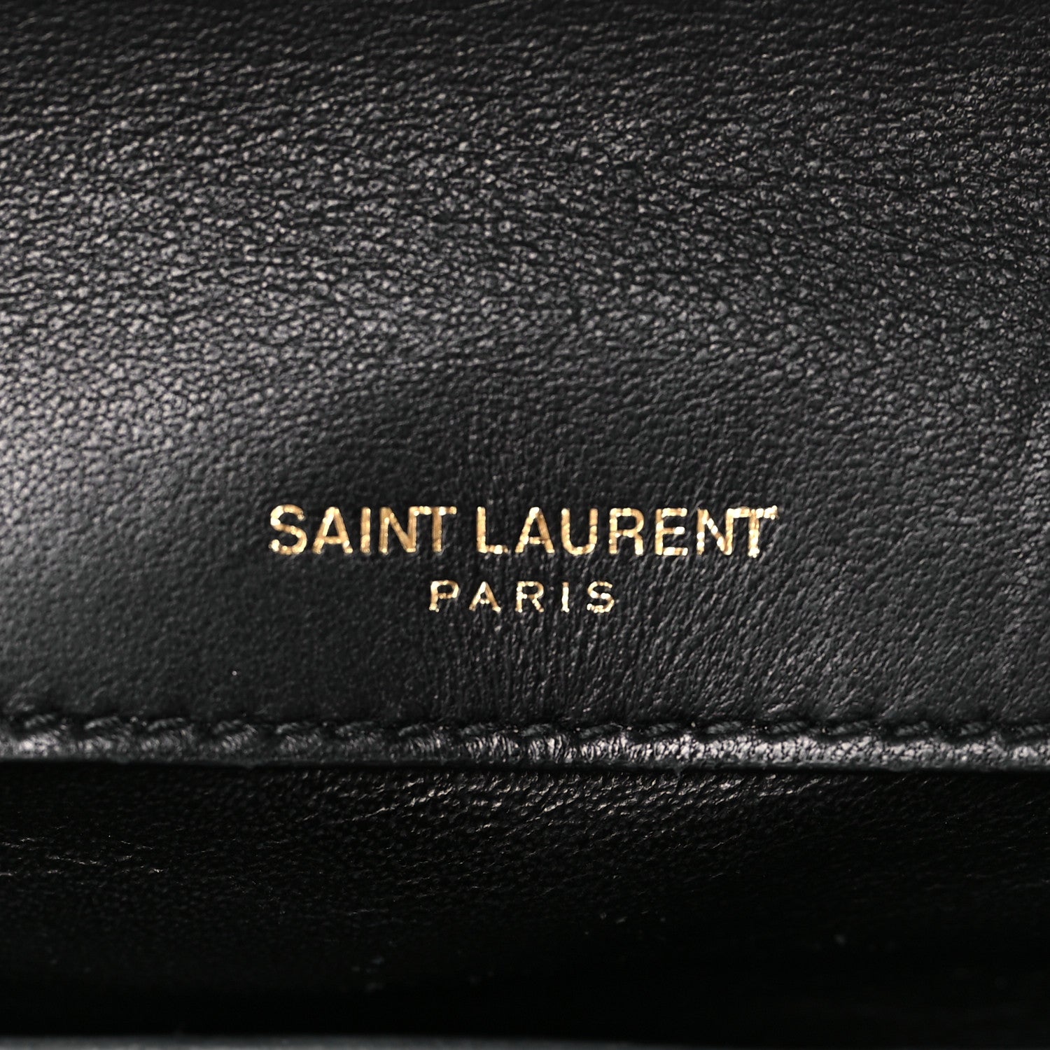 Saint Laurent Lambskin Matelasse Monogram Small Vicky Chain Bag Black 6 of 9