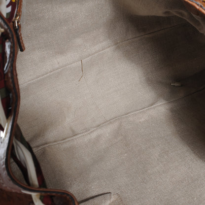 Gucci Ostrich Large Positano Tote 7 of 7