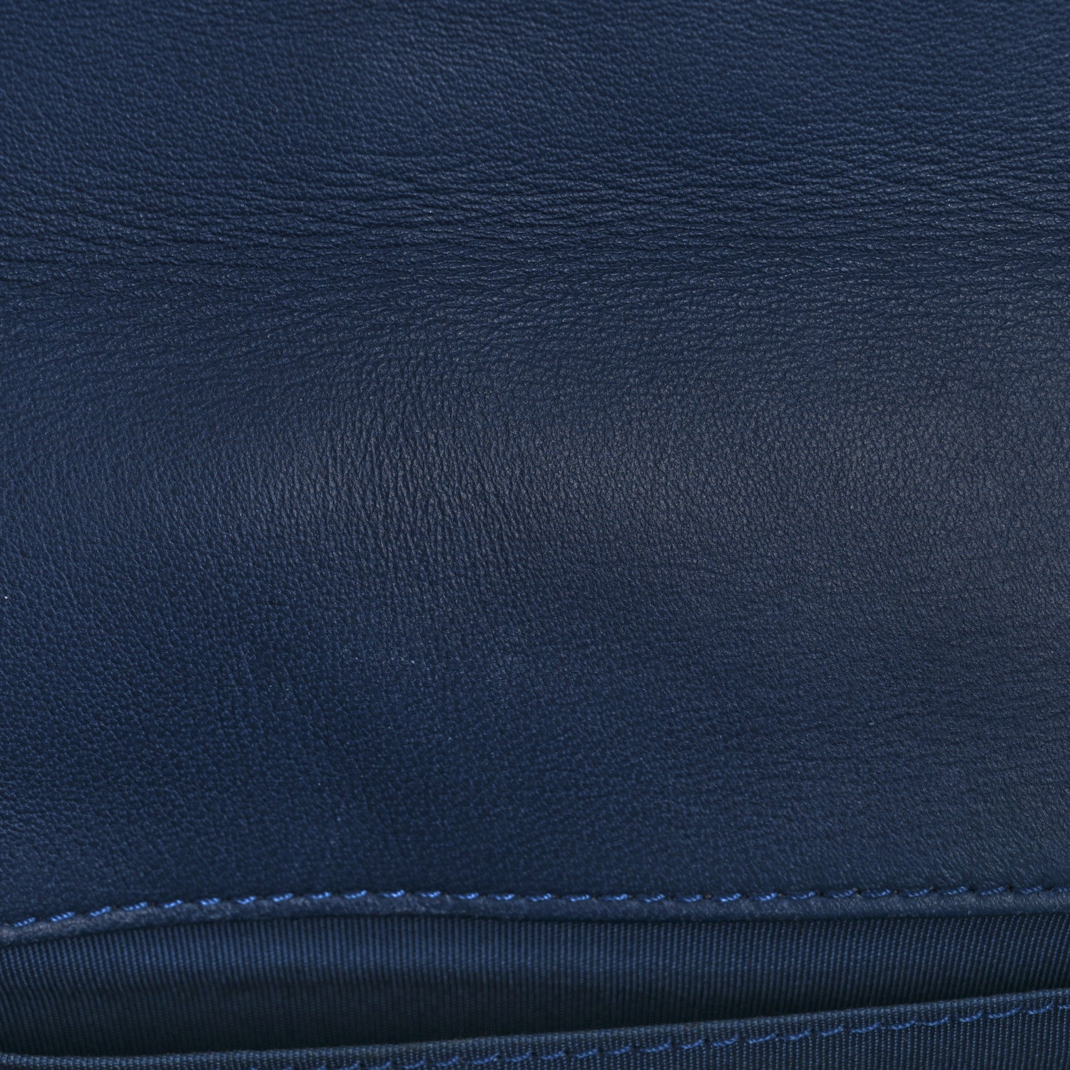 Chanel Lambskin Chevron Quilted Medium Boy Flap Blue 11 of 14