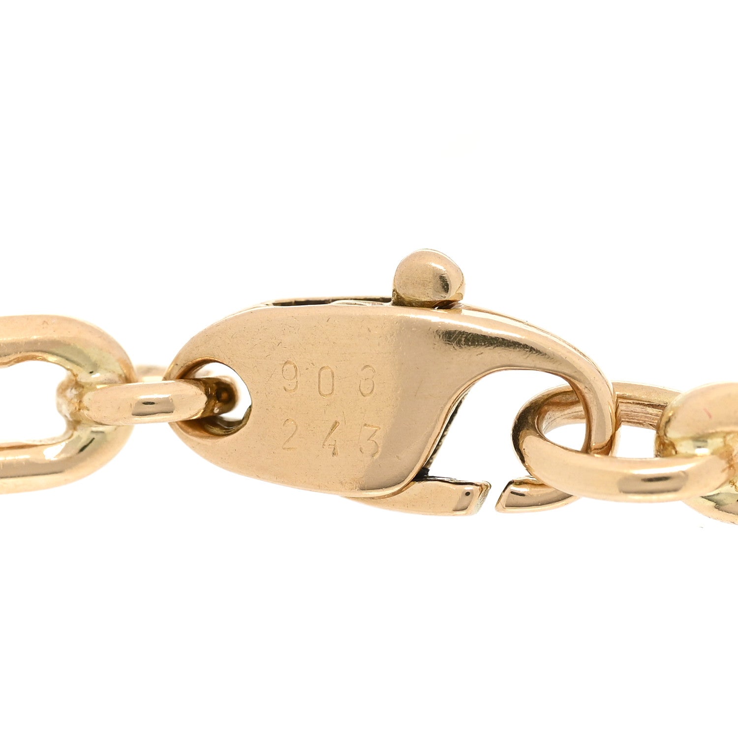 Cartier 18K Yellow Gold Spartacus Link Chain Bracelet 4 of 4