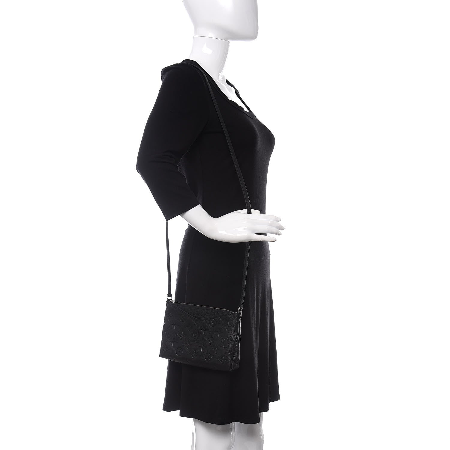 Louis Vuitton Empreinte Pallas Crossbody Black 2 of 9