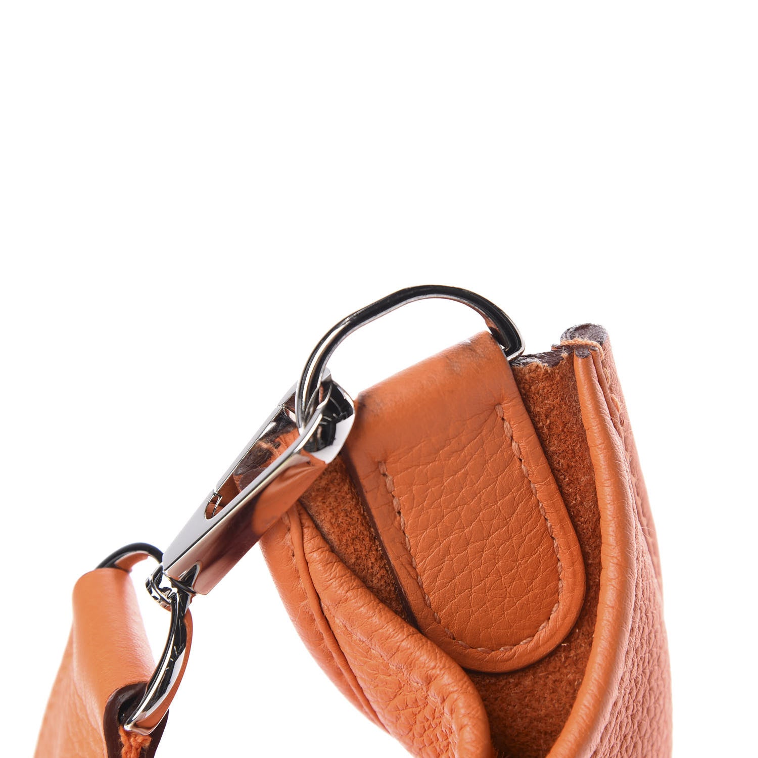 Hermes Taurillon Clemence Evelyne III GM Orange 9 of 12