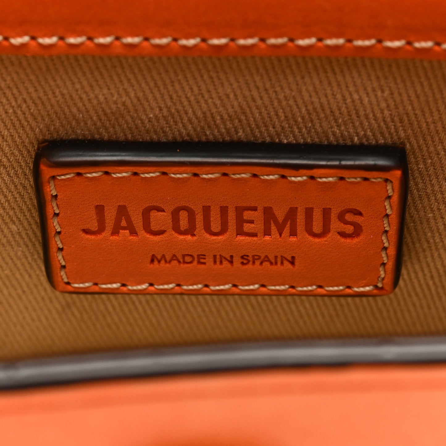 Smooth Calfskin Le Chiquito Orange