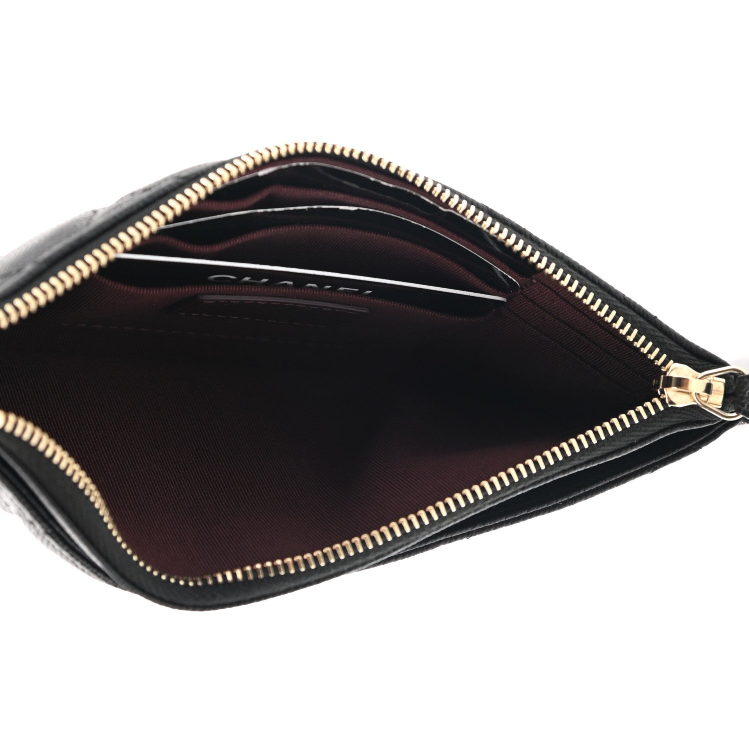 Chanel Caviar Quilted Classic Zip Pouch Black 4 of 8