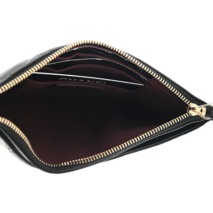 Chanel Caviar Quilted Classic Zip Pouch Black 4 of 8