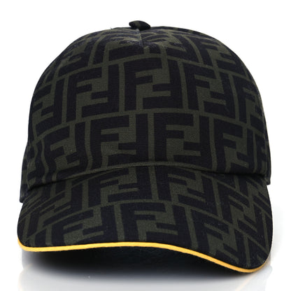 Fendi Canvas FF Reloaded Baseball Hat Tobacco Yellow 2 of 7