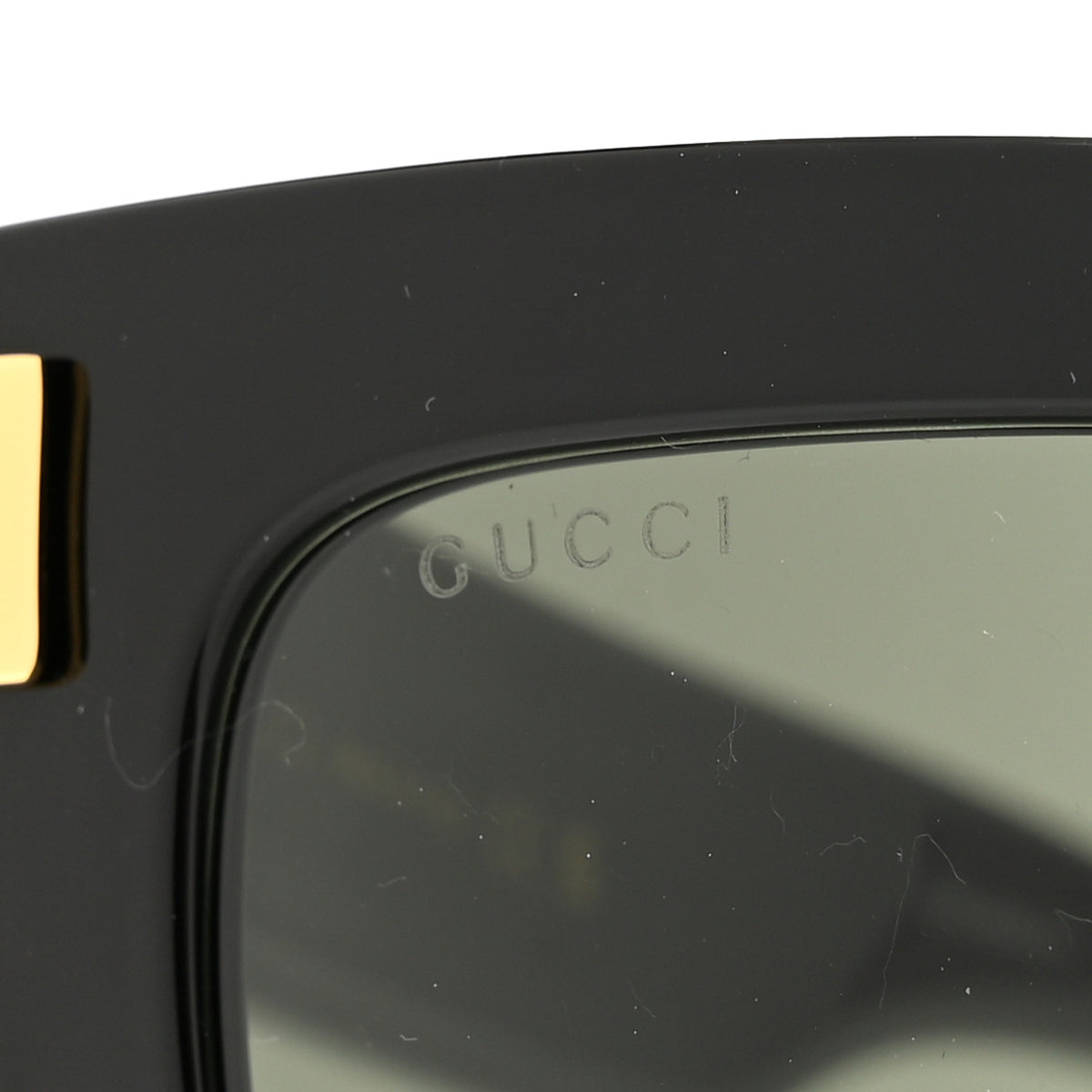 Acetate Square Frame Sunglasses GG1689S Black