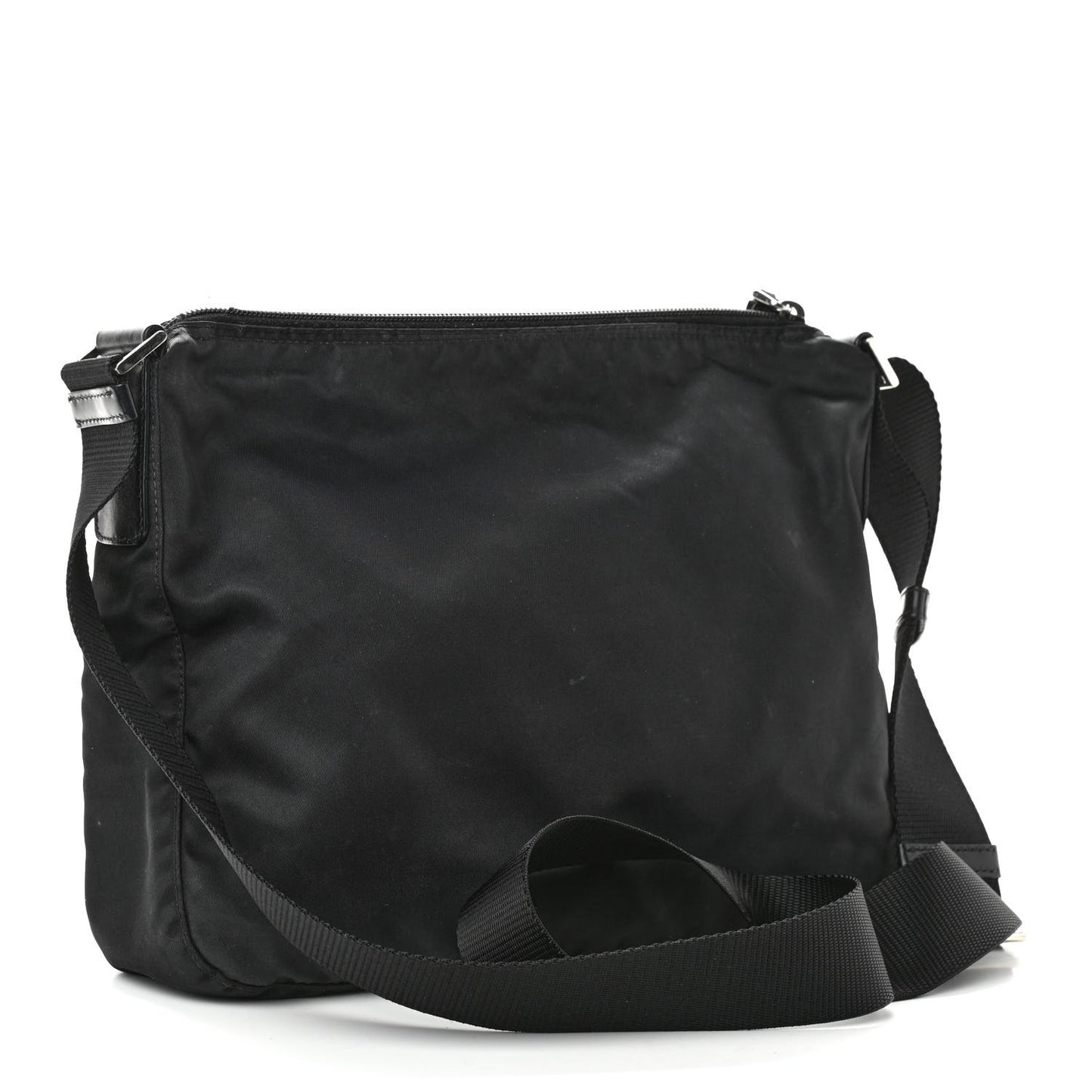 Tessuto Nylon Messenger Bag Black