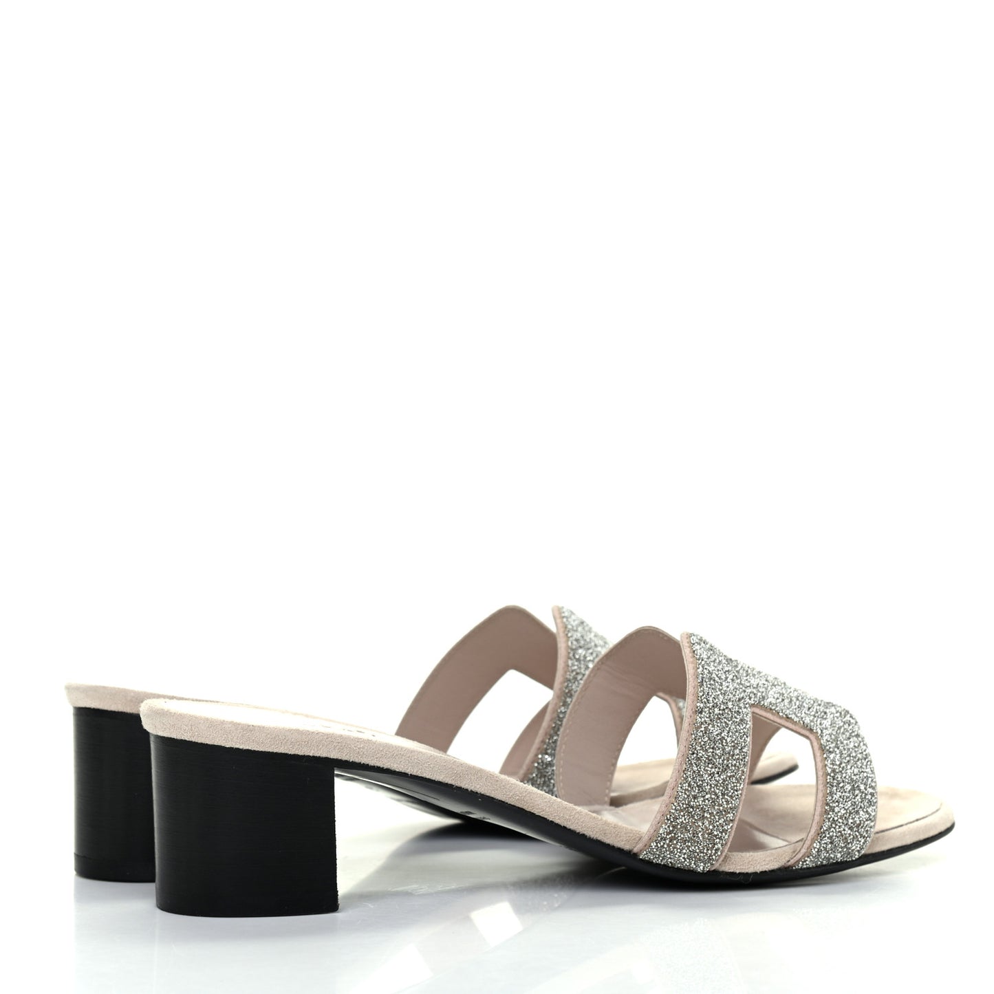 Suede Goatskin Crystal Oasis Sandals 38
