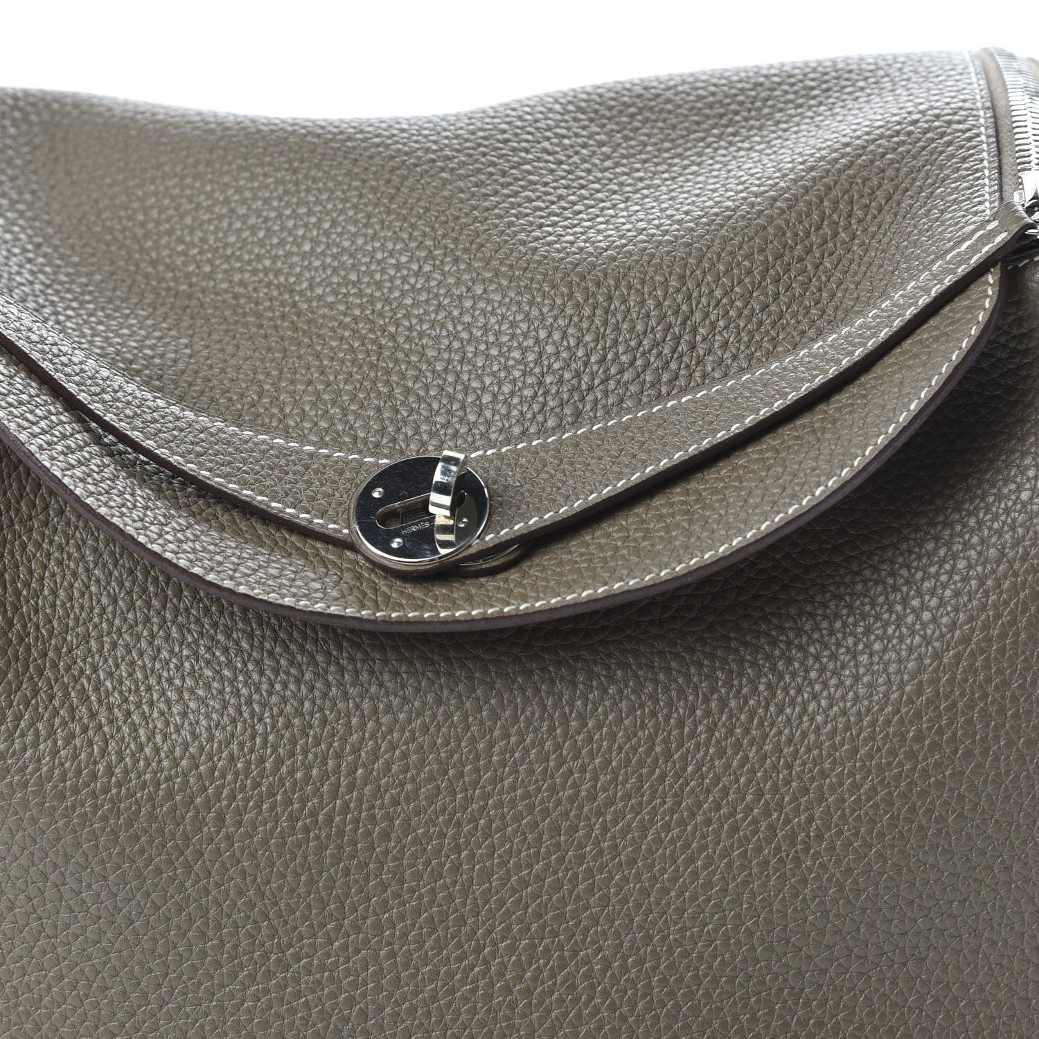 Hermes Taurillon Clemence Lindy 34 Etoupe 9 of 9
