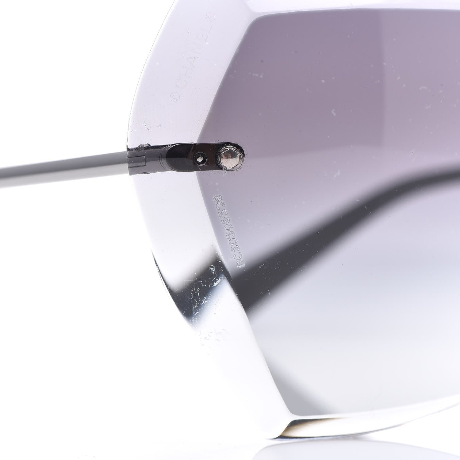 Chanel Cat Eye Sunglasses 71180 Silver 9 of 10
