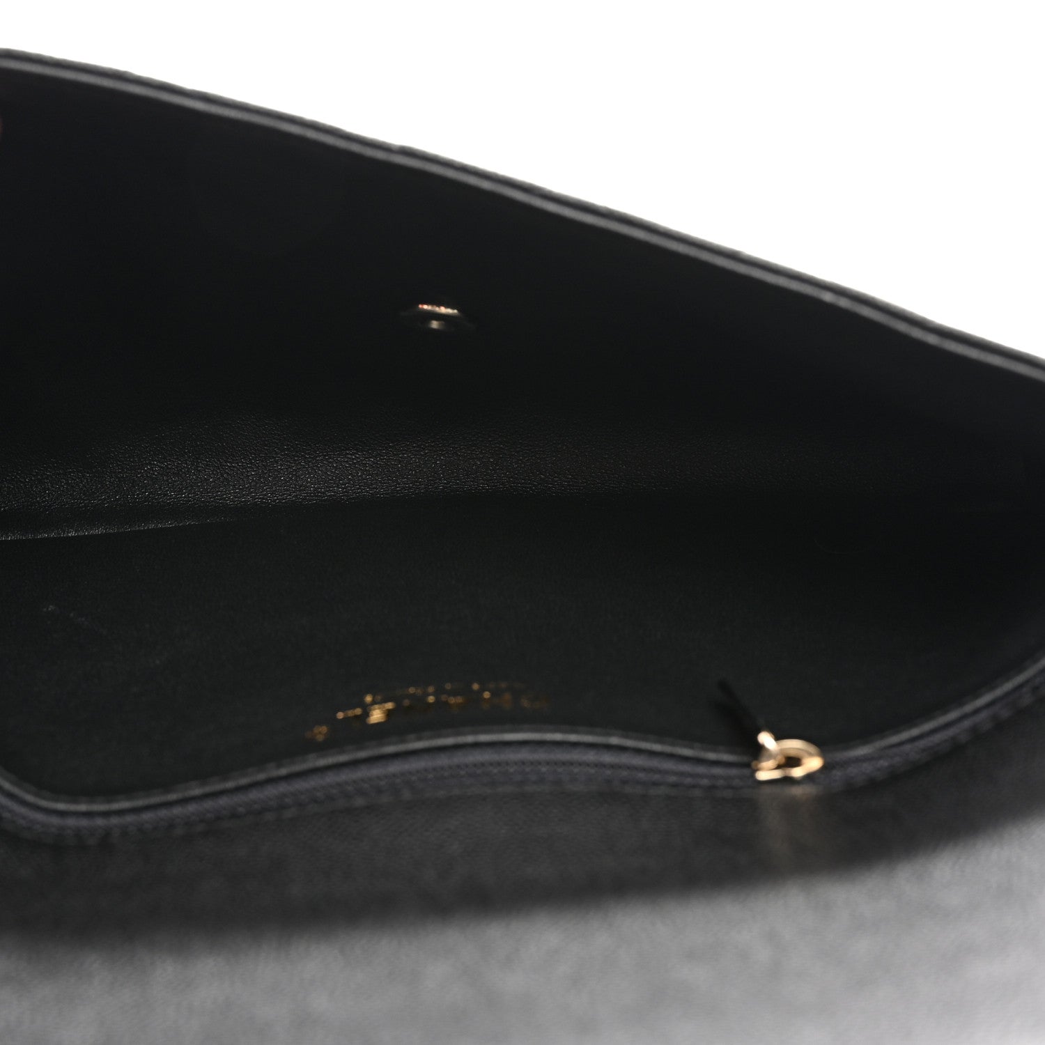 Chanel Caviar Quilted Flap Clutch Black 5 of 7