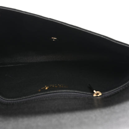 Chanel Caviar Quilted Flap Clutch Black 5 of 7
