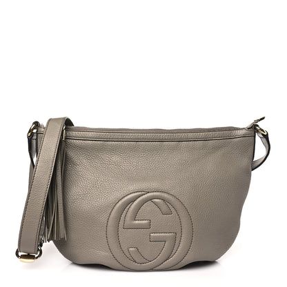 Gucci Pebbled Calfskin Small Soho Hobo Fango 1 of 12