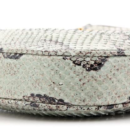 Gucci Snakeskin Calfskin Small Jackie 1961 Hobo Teal Light Teal 10 of 10