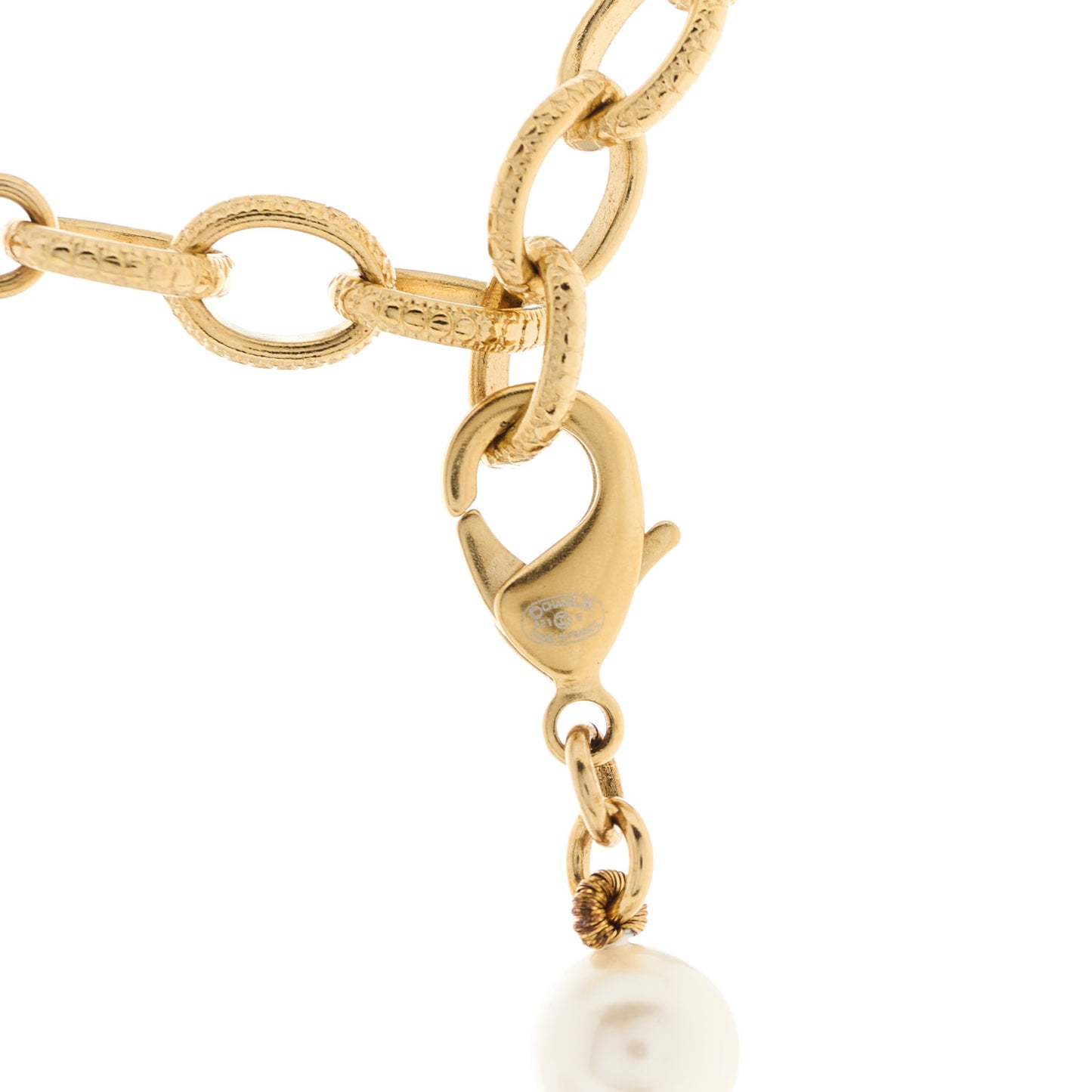 Pearl Crystal CC Choker Necklace