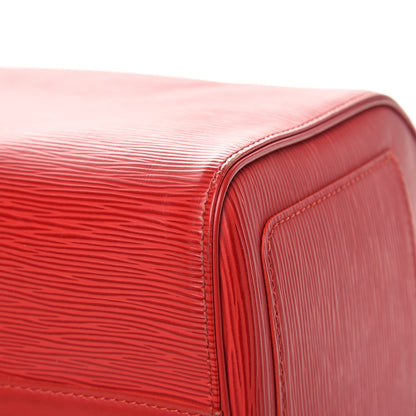 Louis Vuitton Epi Speedy 30 Castillan Red 12 of 13