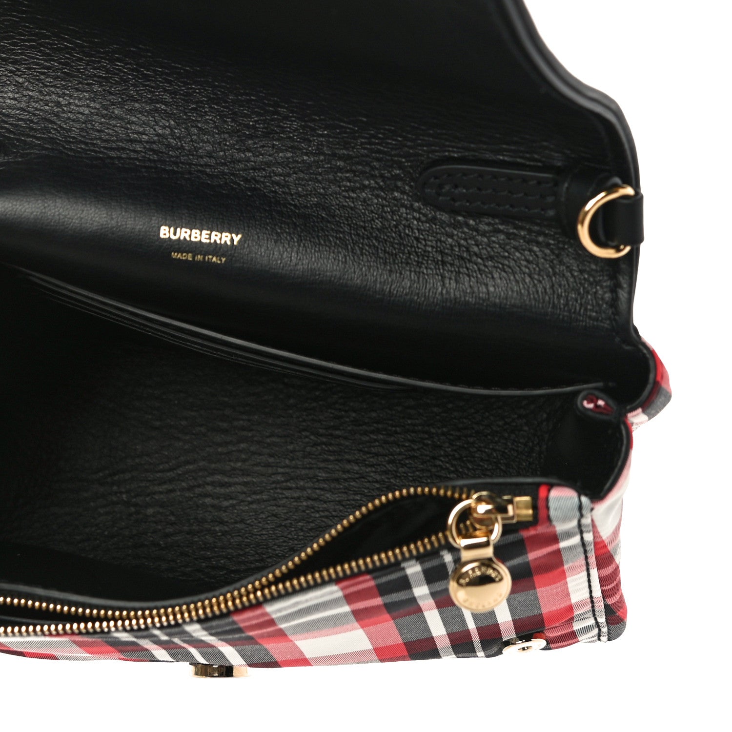Burberry Nylon Hackberry Crossbody Bag Red Black White 7 of 10
