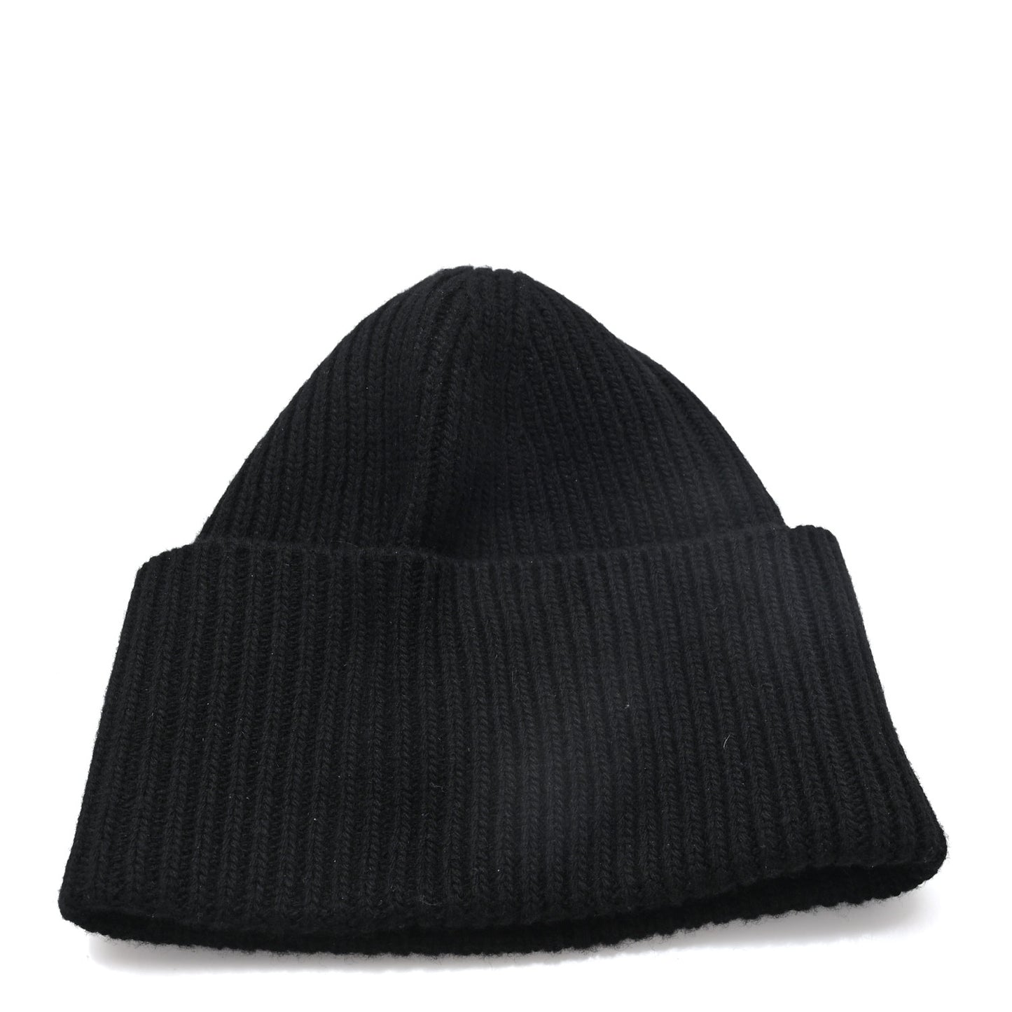 Wool LV Headline Beanie Hat S Black