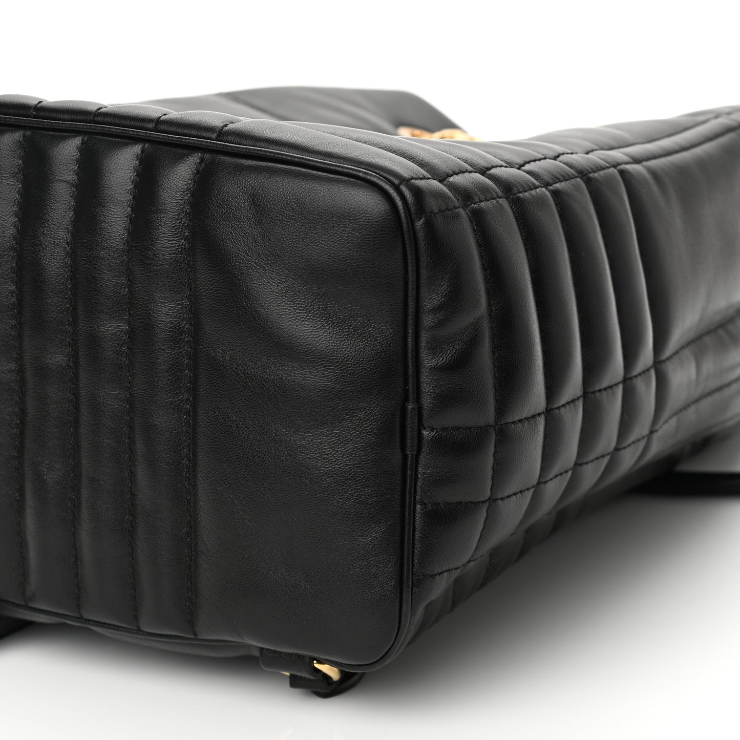 Lambskin Quilted Medium Lola Backpack Black