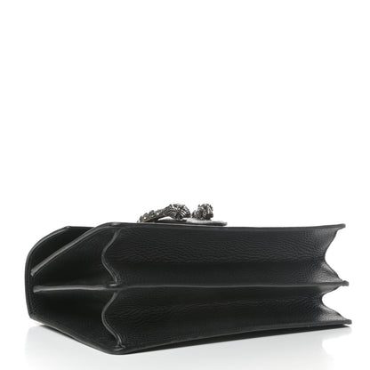 Gucci Dollar Calfskin Crystal Web Medium Dionysus Bamboo Top Handle Bag Black Black Diamond 4 of 9