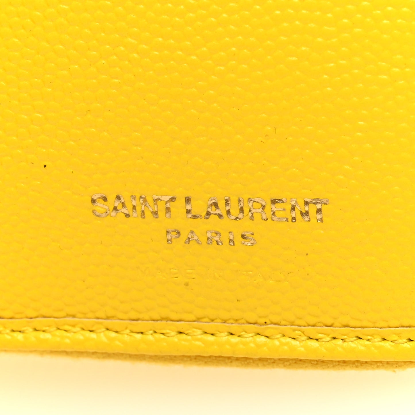 Grain De Poudre Matelasse Chevron Monogram Compact Zip Around Wallet Mimosa Shiny