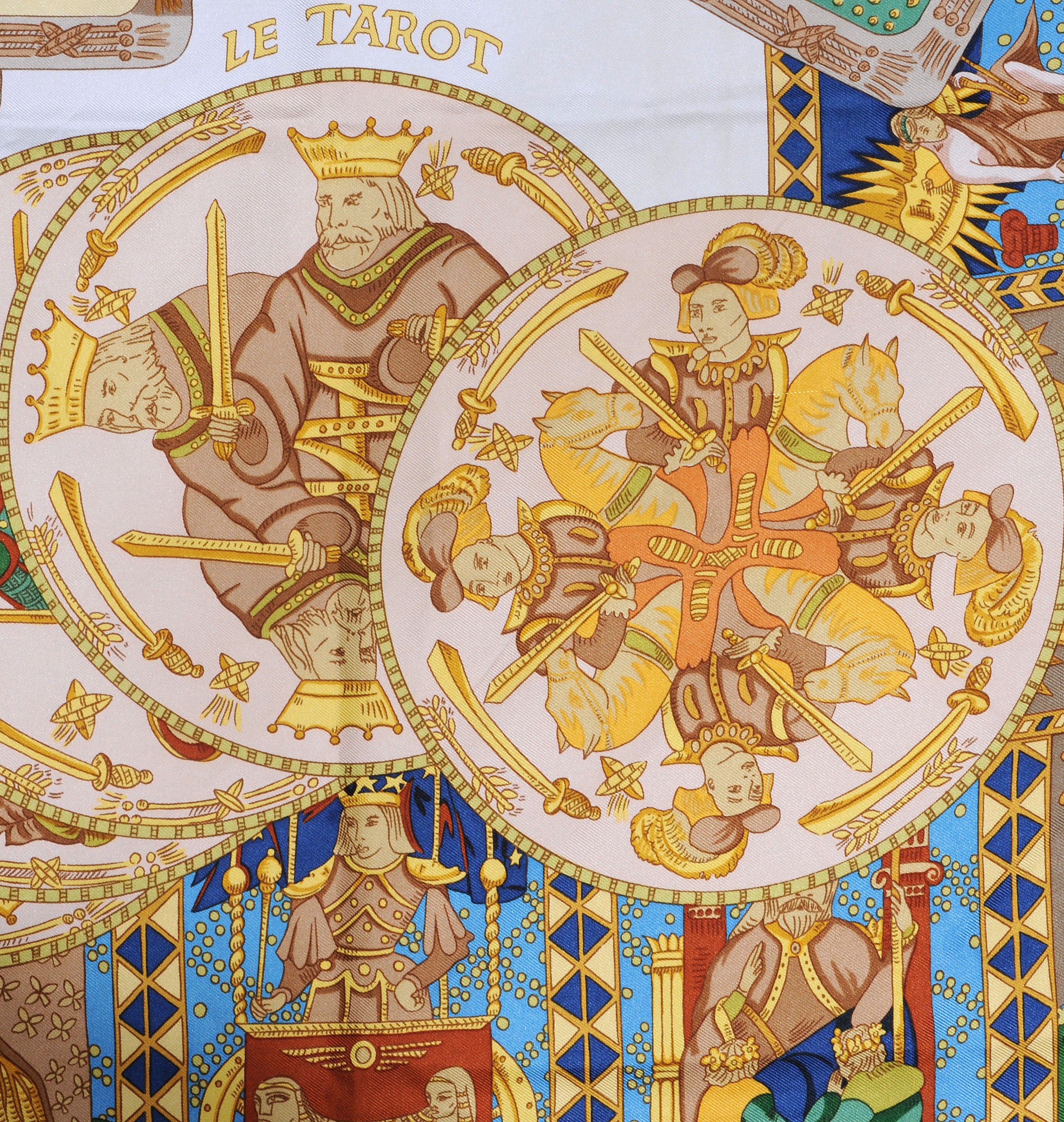 Hermes Silk Le Tarot Scarf 90 43392 – FASHIONPHILE