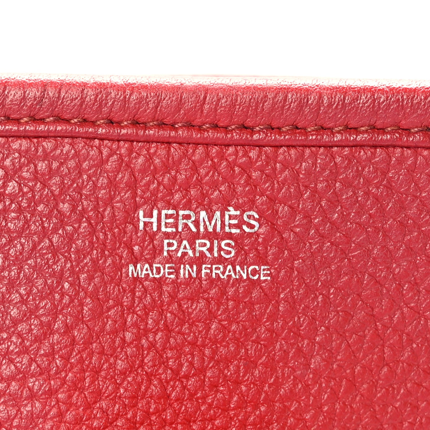 Hermes Taurillon Clemence Evelyne III PM Rubis 6 of 9