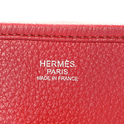Hermes Taurillon Clemence Evelyne III PM Rubis 6 of 9