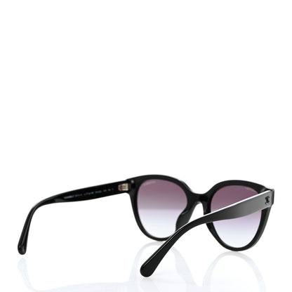 Chanel Acetate CC Butterfly Sunglasses 5414-A Black 4 of 8