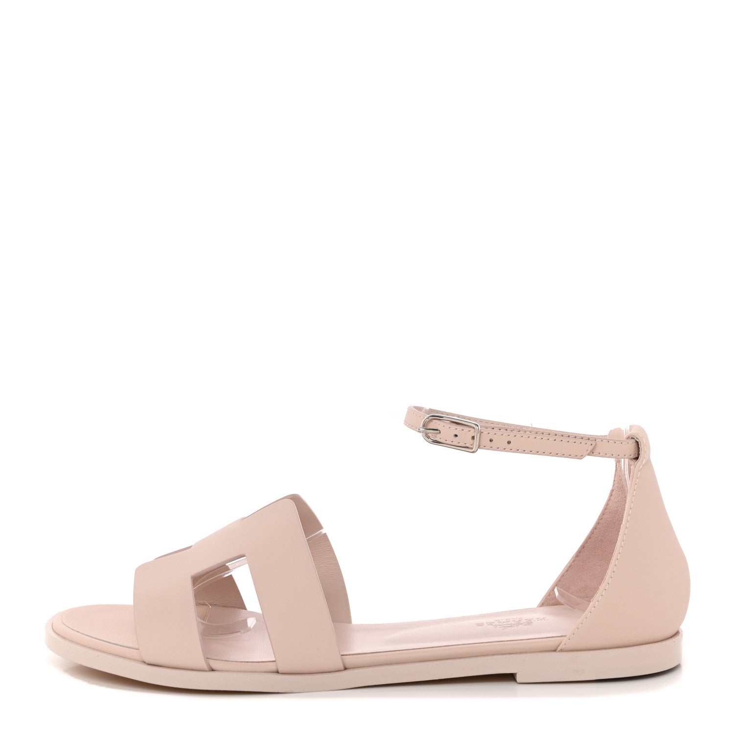 Hermes Epsom Santorini Sandals 39 Rose Porcelaine 1 of 11