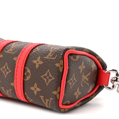Louis Vuitton Monogram LV Colormania Mini Keepall Pouch Bag Charm Red 6 of 7