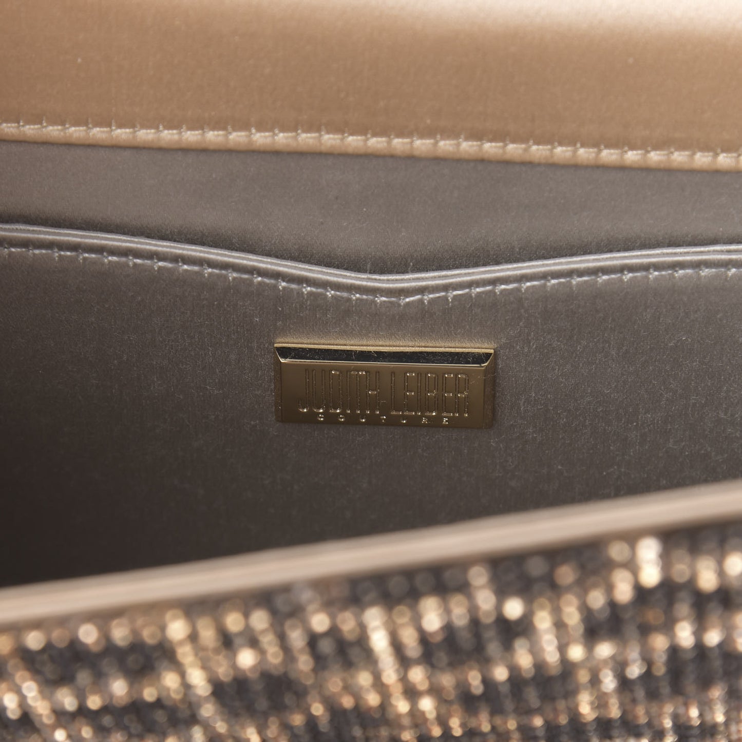 Swarovski Crystal Fizzoni Leopard Clutch Champagne Multicolor