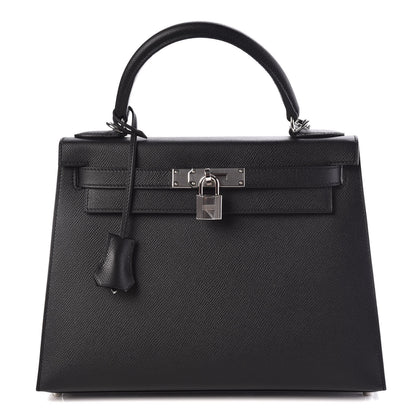 Hermes Epsom Kelly Sellier 28 Black 1 of 41