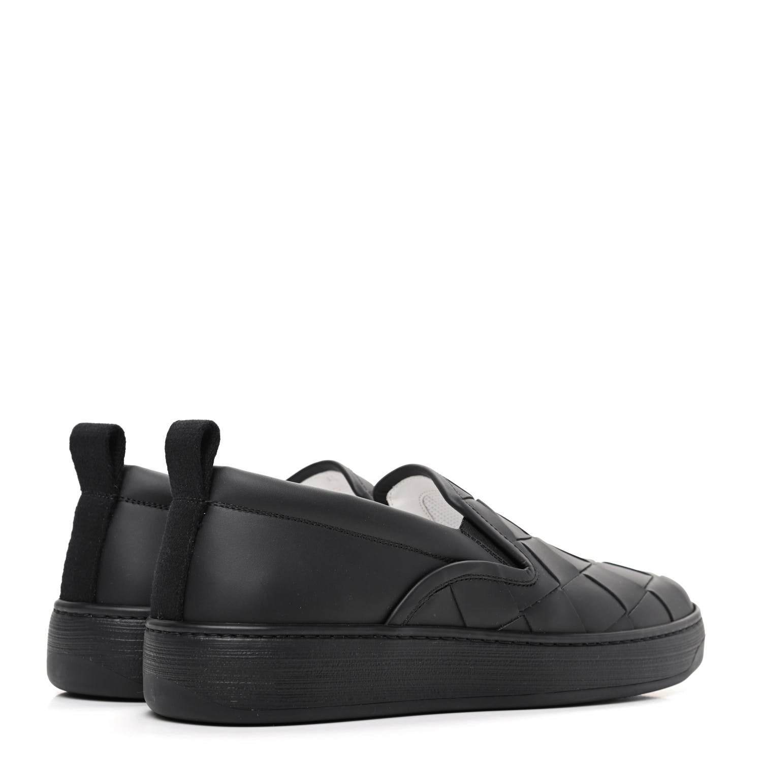 Bottega Veneta Nappa Intrecciato Slip On Sneakers 40 Black 4 of 7