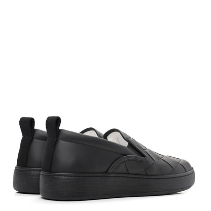 Bottega Veneta Nappa Intrecciato Slip On Sneakers 40 Black 4 of 7