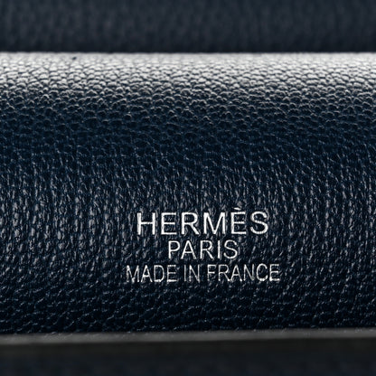 Hermes Taurillon Clemence Jypsiere 34 Bleu de Prusse 6 of 11